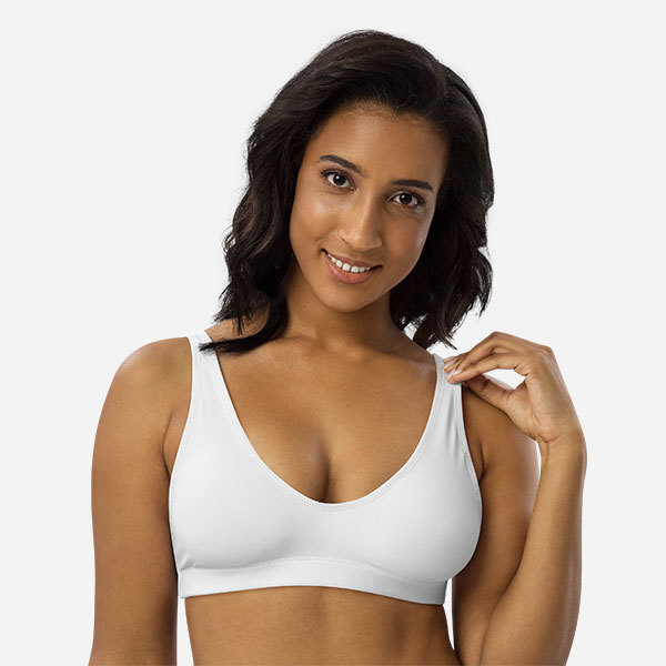 All-Over Print Recycled Padded Bikini Top