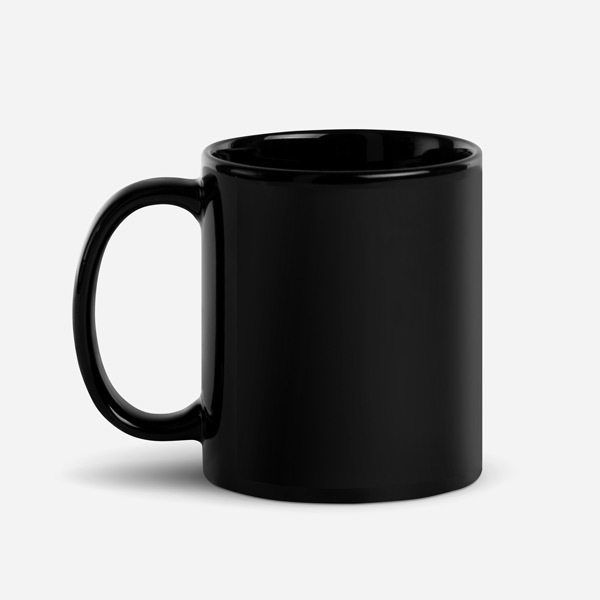 Black Glossy Mugg
