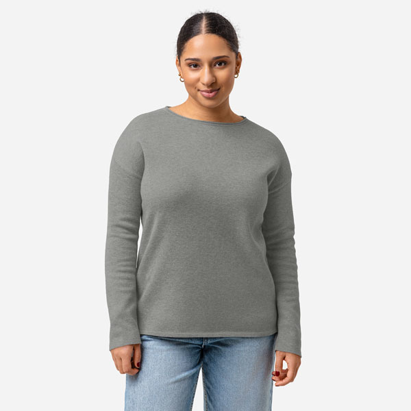 Dam Straight Bottom Knitted Sweater