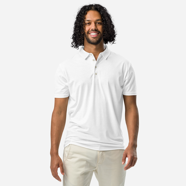 Herr All-Over Print Slim Fit Polo Shirt