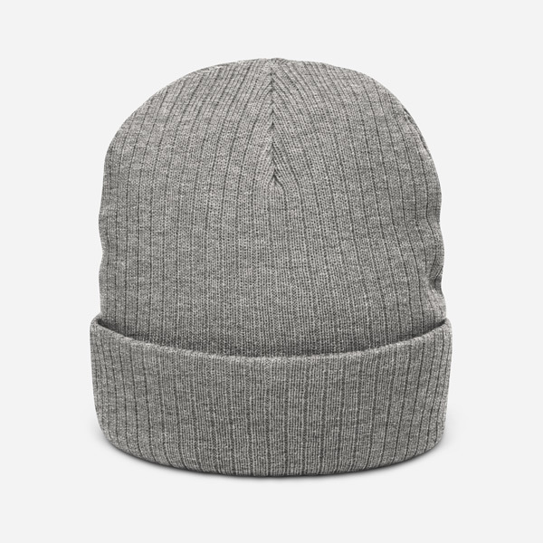 Ribbed Knit Mössa