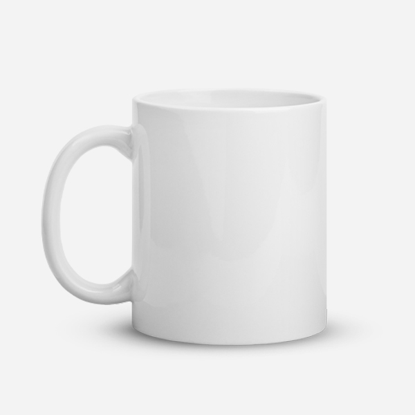 White Glossy Mugg